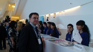 Baku Tarptautiniame Humanitariniame forume. Slaptai.lt nuotr.